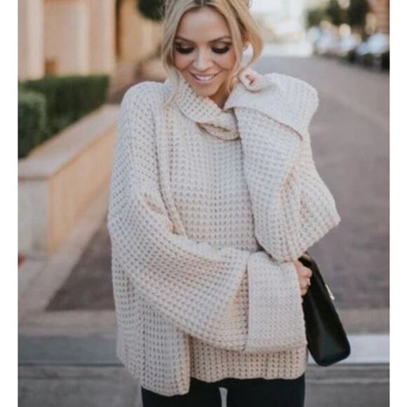 GOODNIGHT MACAROON retta turtleneck sweater o/s - Picture 1 of 5